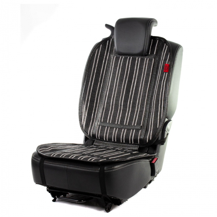 Husa Protectie Scaun Cool Confort Pro Negru / Alb [2]