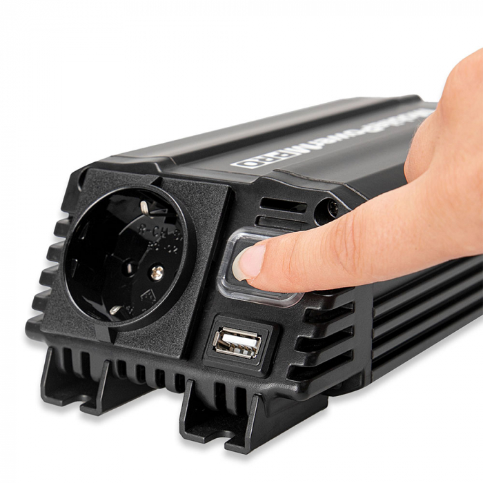 Invertor De Tensiune Heyner Premium M Pro 300-600W Alimentare 12V Iesire 230V Cu Usb [2]