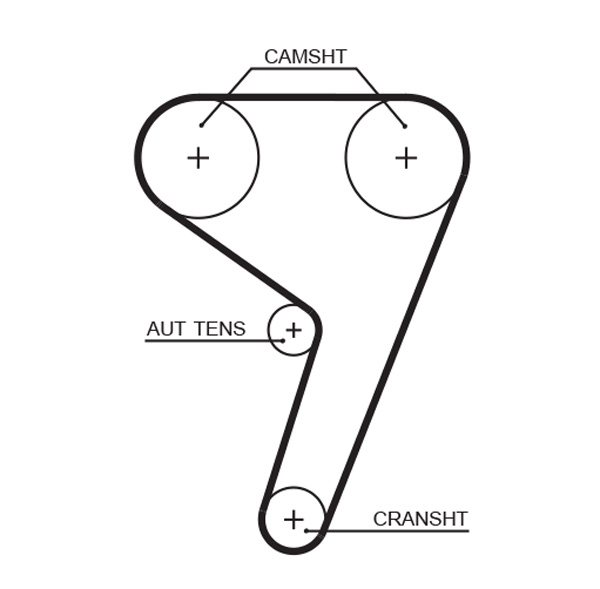 Set distributie + pompa de apa GATES KP25433XS-1 [1]