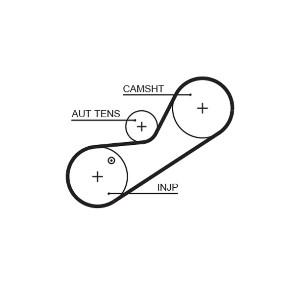 Kit distributie GATES K025547XS [2]