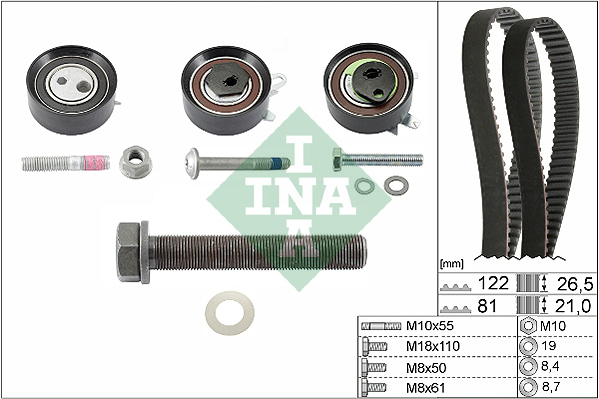 Kit distributie INA 530048410 [1]