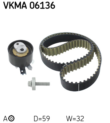 Kit distributie SKF VKMA06136 [2]