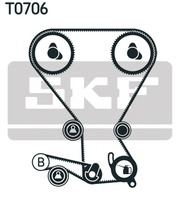 Kit distributie SKF VKMA95666 [1]
