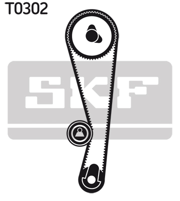 Kit distributie SKF VKMA96002 [2]