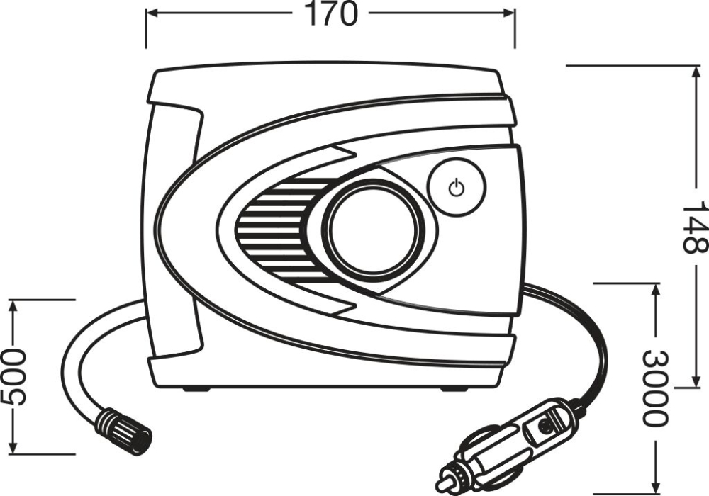 KIT ETANSARE ANVELOPE (COMPRESOR + SPRAY REPARATII ANVELOPE) TYRESEAL ESSENTIAL KIT OSRAM [3]