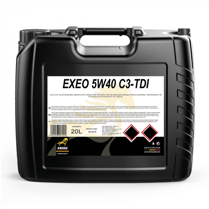 Ulei de motor KROSS Exeo 5W40 C3-TDI - 20 Litri [1]