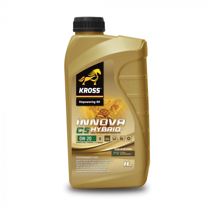 Ulei de motor KROSS Innova 0W20 C5-HYBRID - 1 Litru [1]