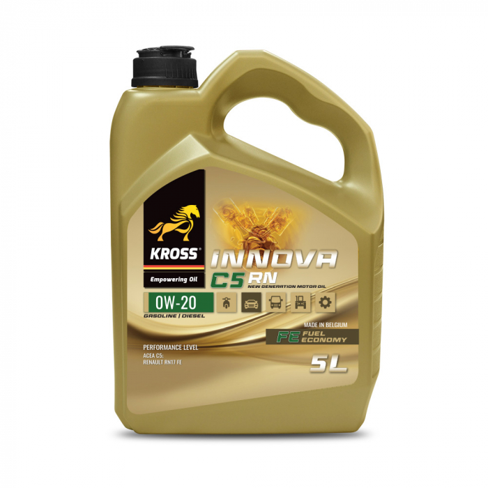 Ulei de motor KROSS Innova 0W20 C5-RN - 5 Litri [1]