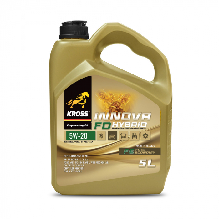 Ulei de motor KROSS Innova 5W20 FD-HYBRID - 5 Litri [1]