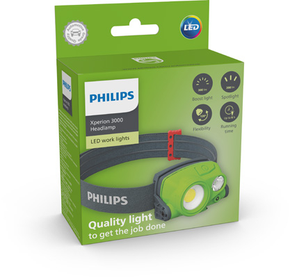 Lampa De Cap Cu Led Cu Doua Moduri Philips Xperion