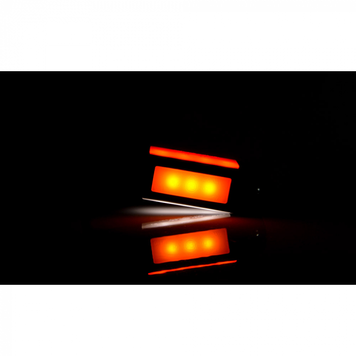 Lampa Gabarit Led 1080/I W140, 12V-24V, Pozitie Alb / Rosu / Portocaliu Was [12]