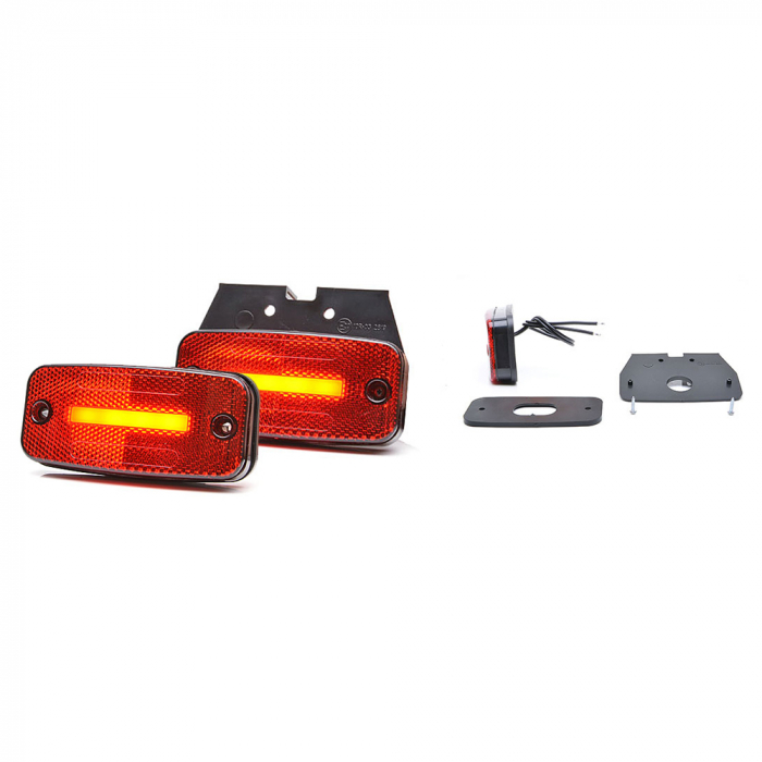 Lampa Gabarit Led 1135 W157, 12V-24V, Pozitie Rosu Was [8]