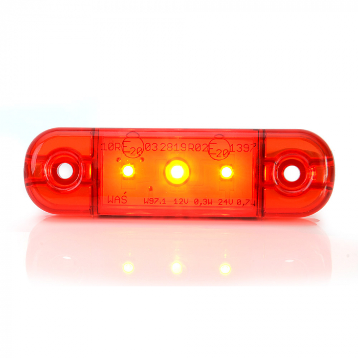 Lampa Gabarit Led 709 W97.1, 12V-24V, Pozitie Rosu Was [3]