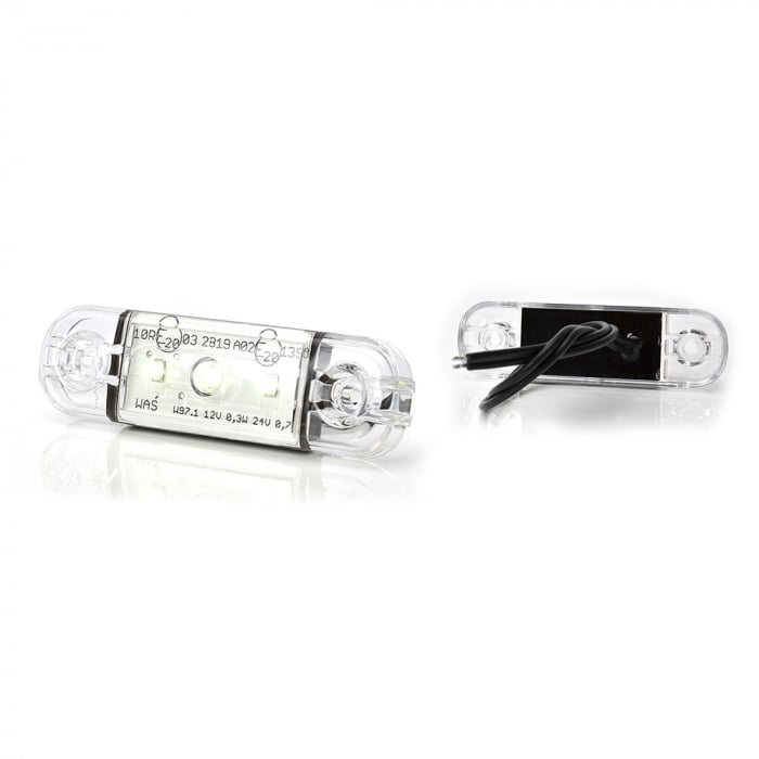 LAMPA GABARIT LED 710 W97.1, 12V-24V, POZITIE ALB WAS [8]