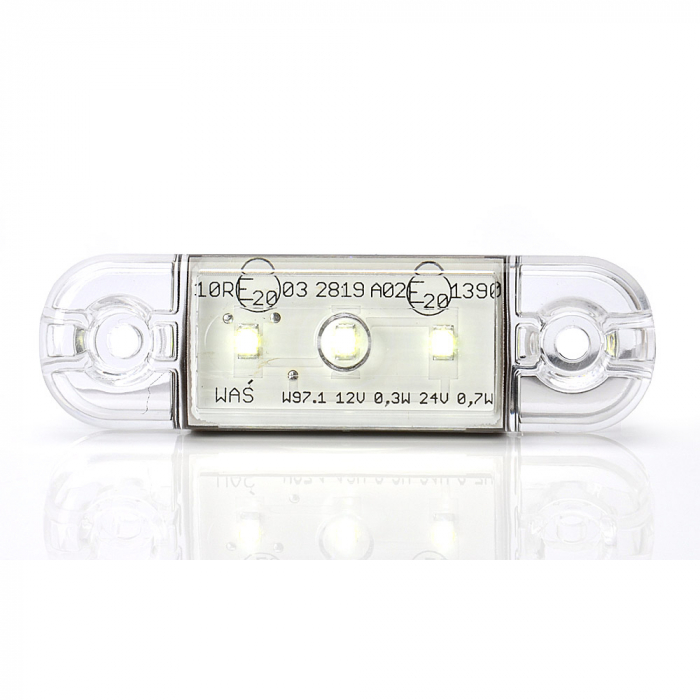 LAMPA GABARIT LED 710 W97.1, 12V-24V, POZITIE ALB WAS [10]