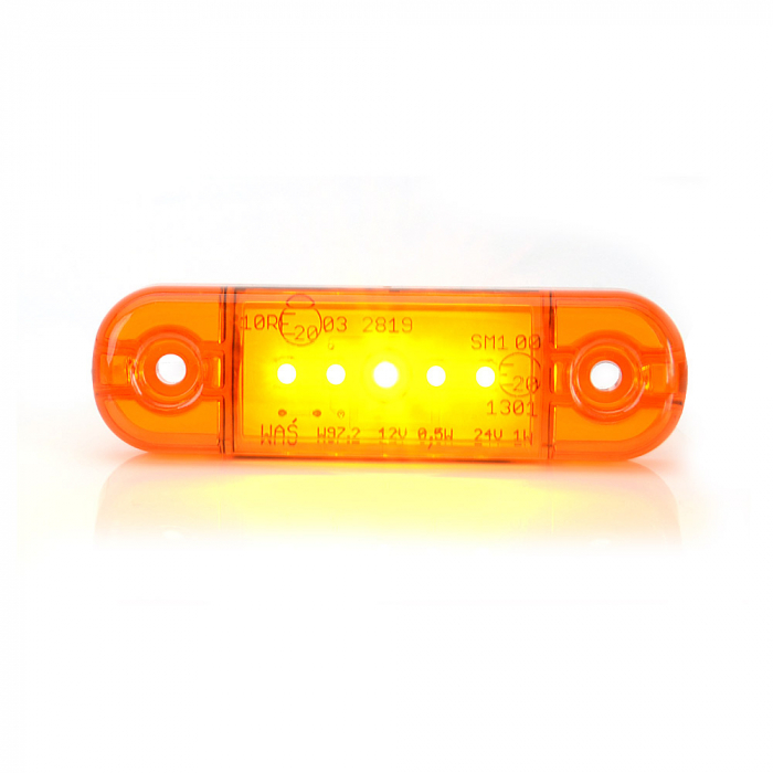 Lampa Gabarit Led 711 W97.2, 12V-24V, Pozitie Portocaliu Was [3]