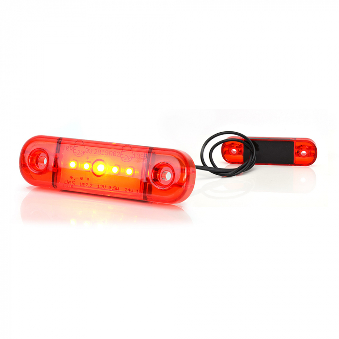 Lampa Gabarit Led 712 W97.2, 12V-24V, Pozitie Rosu Was [8]