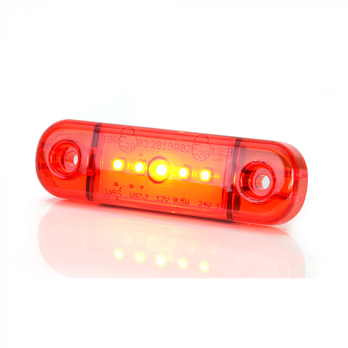 Lampa Gabarit Led 712 W97.2, 12V-24V, Pozitie Rosu Was [9]