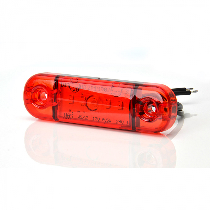 Lampa Gabarit Led 712 W97.2, 12V-24V, Pozitie Rosu Was [11]