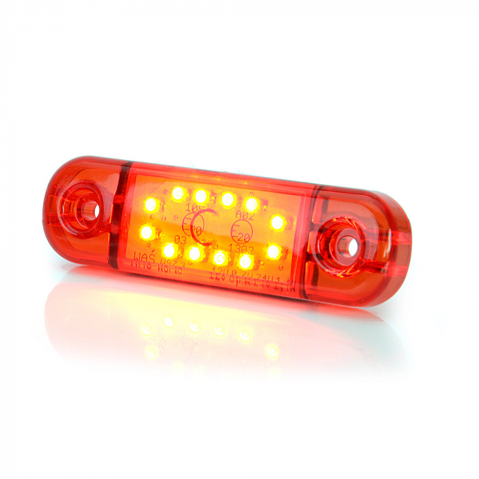 Lampa Gabarit Led 715 W97.3, 12V-24V, Pozitie Rosu Was [2]