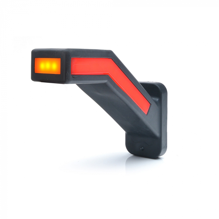 Lampa Gabarit Led Cu Brat 1165L W168.1, 12V-24V, Pozitie Alb / Rosu / Portocaliu Stanga Was [9]