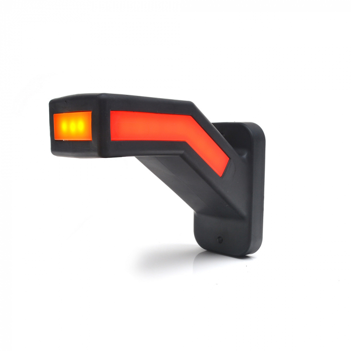 Lampa Gabarit Led Cu Brat 1167L W168.2, 12V-24V, Pozitie Alb / Rosu / Portocaliu Stanga Was [9]
