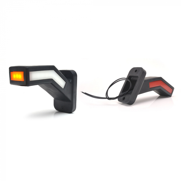 Lampa Gabarit Led Cu Brat 1167P W168.2, 12V-24V, Pozitie Alb / Rosu / Portocaliu Dreapta Was [8]
