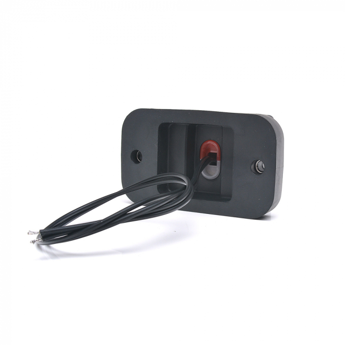 LAMPA GABARIT LED CU BRAT 1169 W168.32, 12V-24V, POZITIE ALB / ROSU / PORTOCALIU WAS [13]