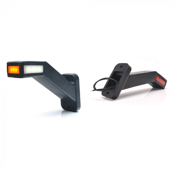 Lampa Gabarit Led Cu Brat 1171P W168.4, 12V-24V, Pozitie Alb / Rosu / Portocaliu Dreapta Was [8]