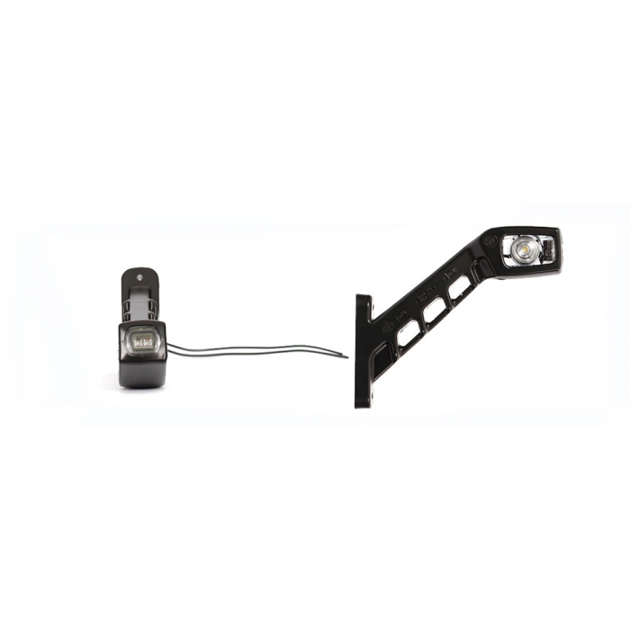 LAMPA GABARIT LED CU BRAT 238P W48, 12V-24V, POZITIE ALB / ROSU / PORTOCALIU DREAPTA WAS [5]