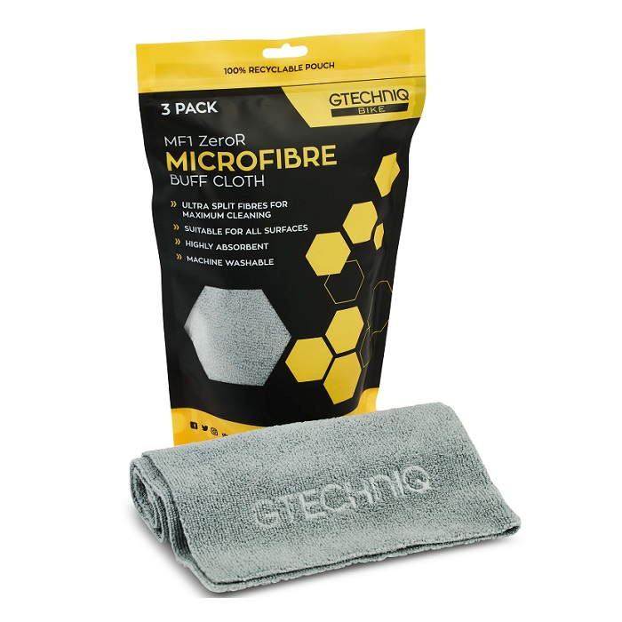 Laveta microfibra bicicleta Gtechniq Bike Microfibre, set 3 bucati [1]