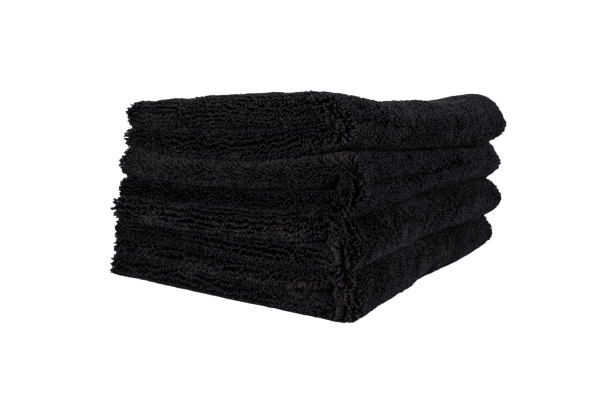 Laveta microfibra profesionala neagra Ewocar, 400gsm [2]