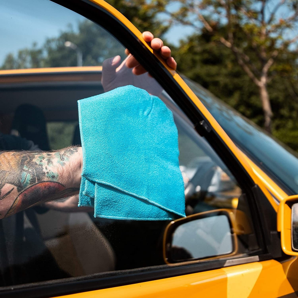 Laveta Microfibre Sticla Meguiar's Glass Towel, 40x40 cm [3]