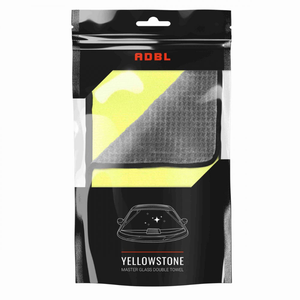 Laveta pentru curatat sticla cu doua fete ADBL Yellowstone [1]