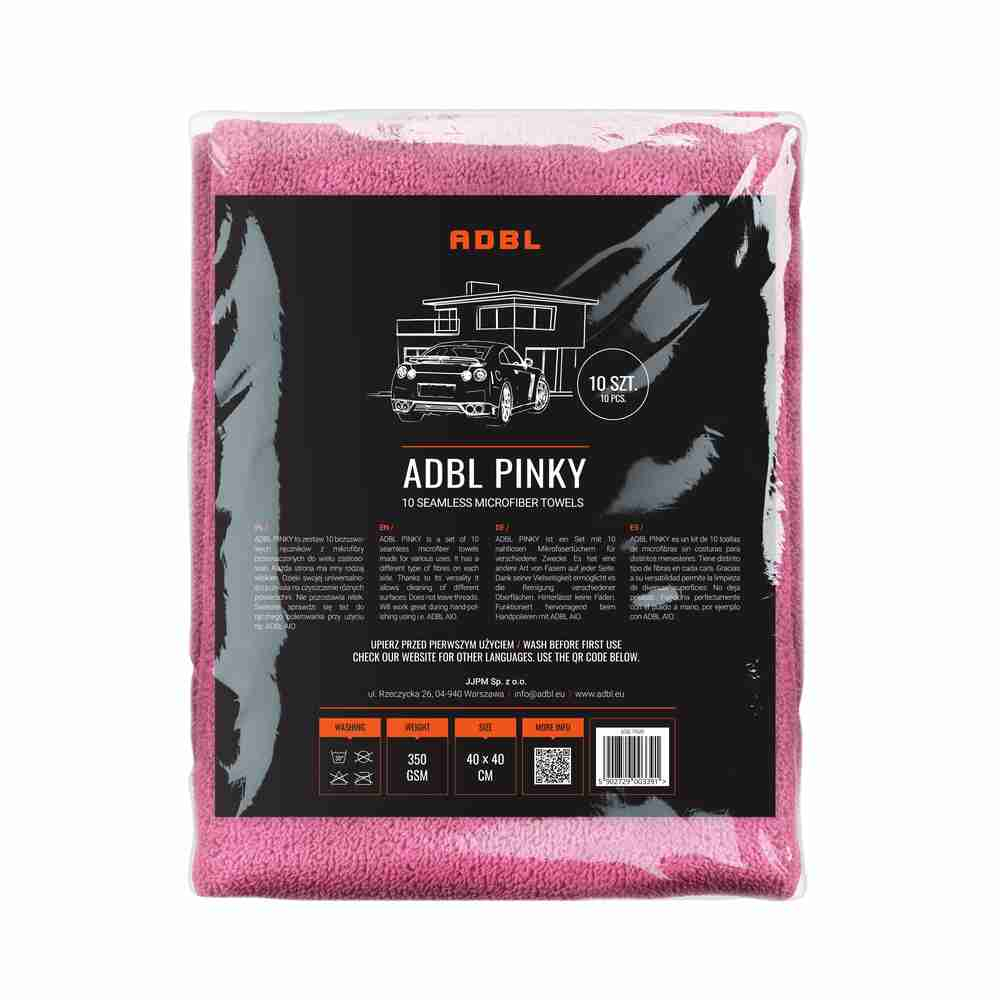 Lavete microfibra fara cusaturi Adbl Pinky, set 10 bucati [2]