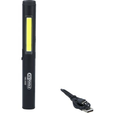 Led Cob Stripe Lampa De Inspectie 350 Lumeni Cu Led Uv Spot ?I Pointer Laser [12]