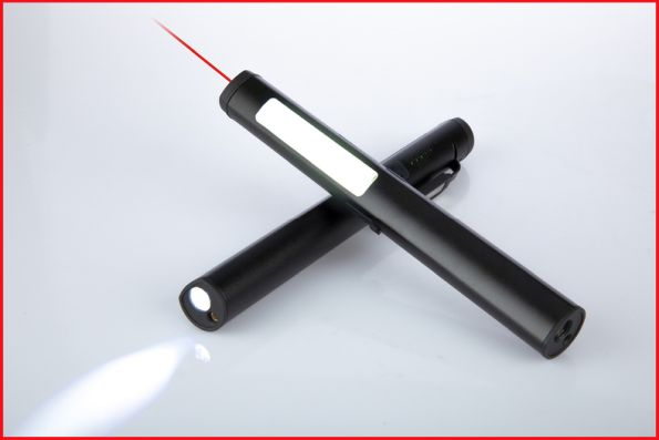 Led Cob Stripe Lampa De Inspectie 350 Lumeni Cu Led Uv Spot ?I Pointer Laser [14]