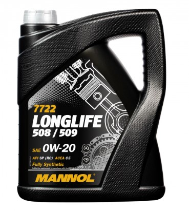 Ulei motor MANNOL LONGLIFE 508/509 0W20 - 5 Litri [1]