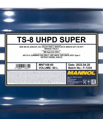 Ulei motor MANNOL TS-8 SUPER UHPD 5W-30- 60L [2]
