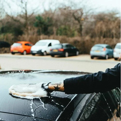 Manusa Spalare Auto din Blana Oaie Meguiar's Lambswool Wash Mitt [3]