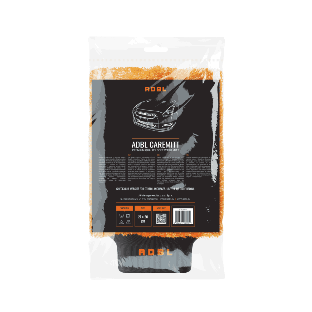 Manusa Spalare Auto Din Microfibra Orange Adbl Caremitt [1]