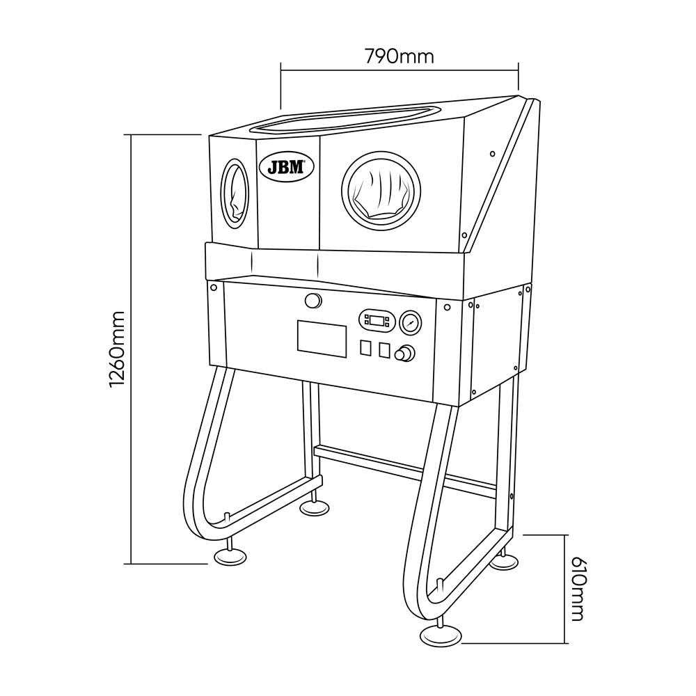 MASINA DE CURATARE A PIESELOR CU TERMOSTAT 14L [6]