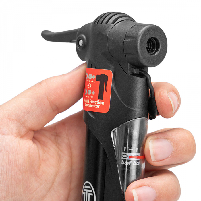Mini Pompa Manuala Cu Manometru Premium Pentru Biciclete [5]