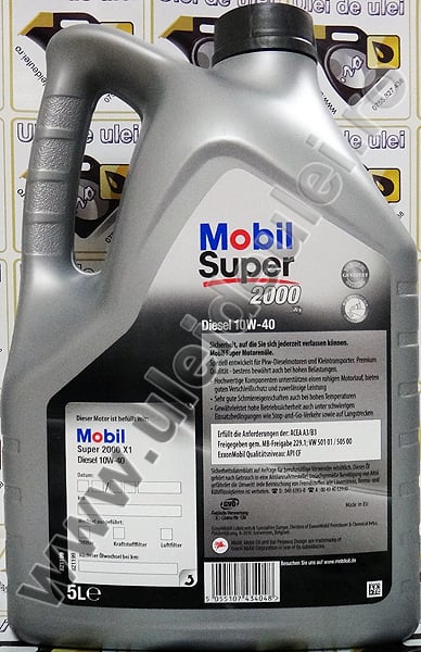 Mobil Super 2000 10W40 Turbo Diesel - 5 Litri [2]