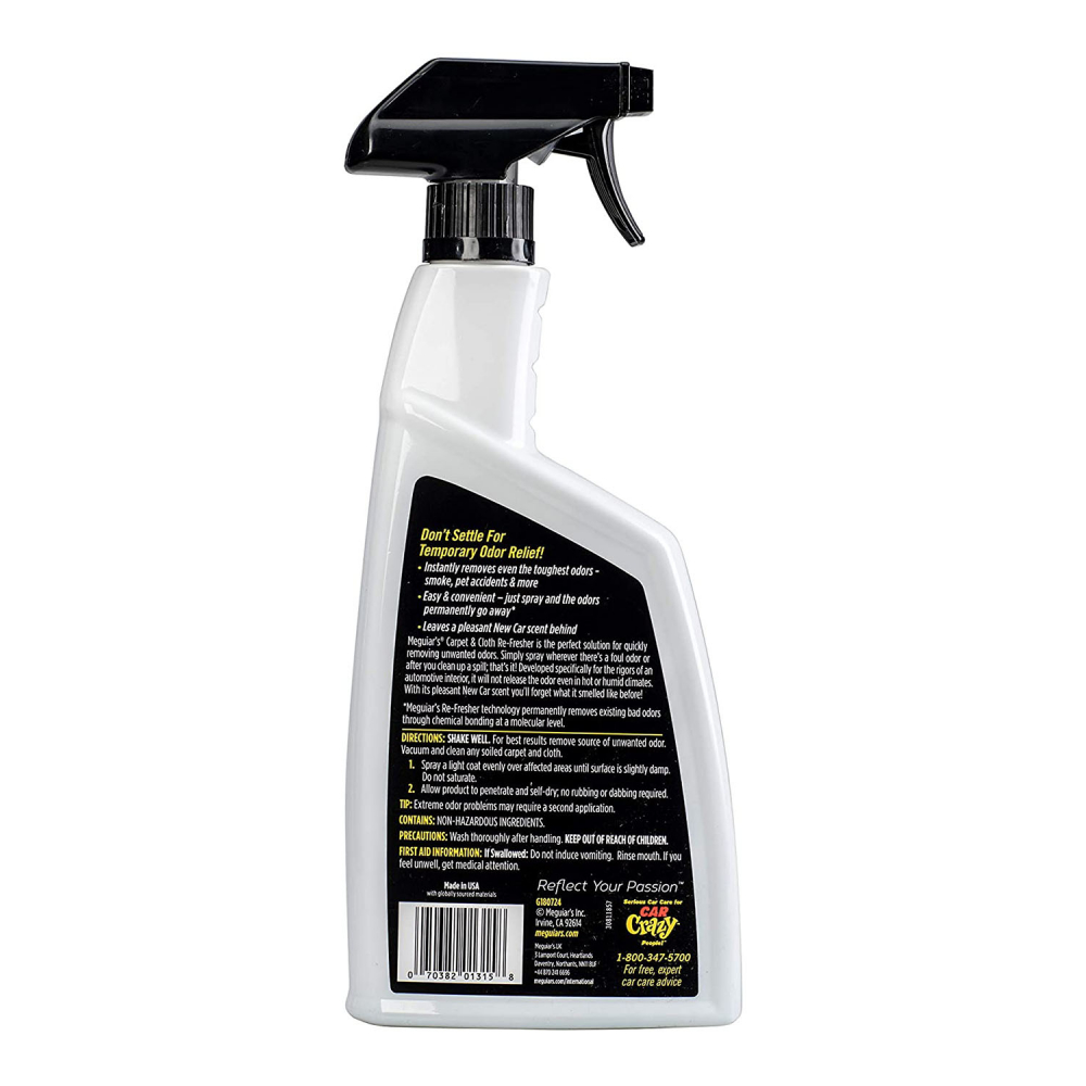 Odorizant Neutralizator Mirosuri Meguiar's Carpet & Fabric Odor Eliminator - 709 ML [2]