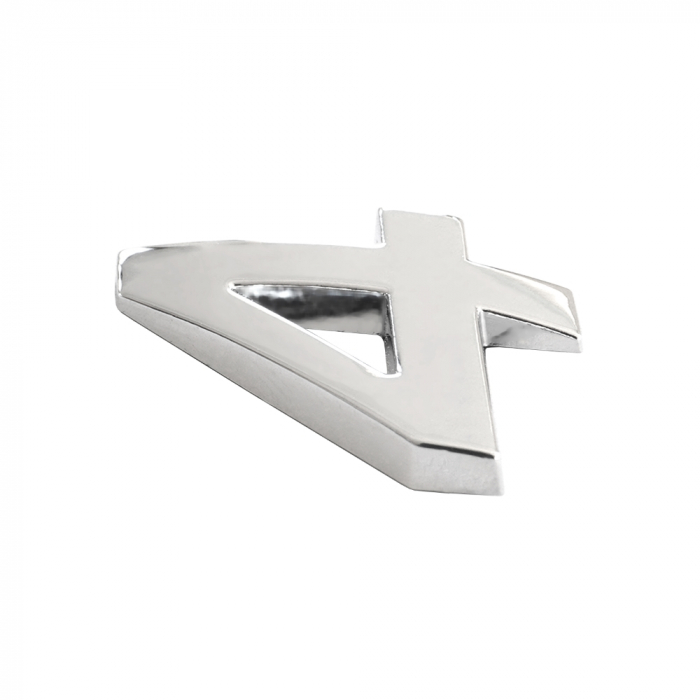 Ornament Auto 3D. Cifra 4. 26 Mm. Cromat [1]