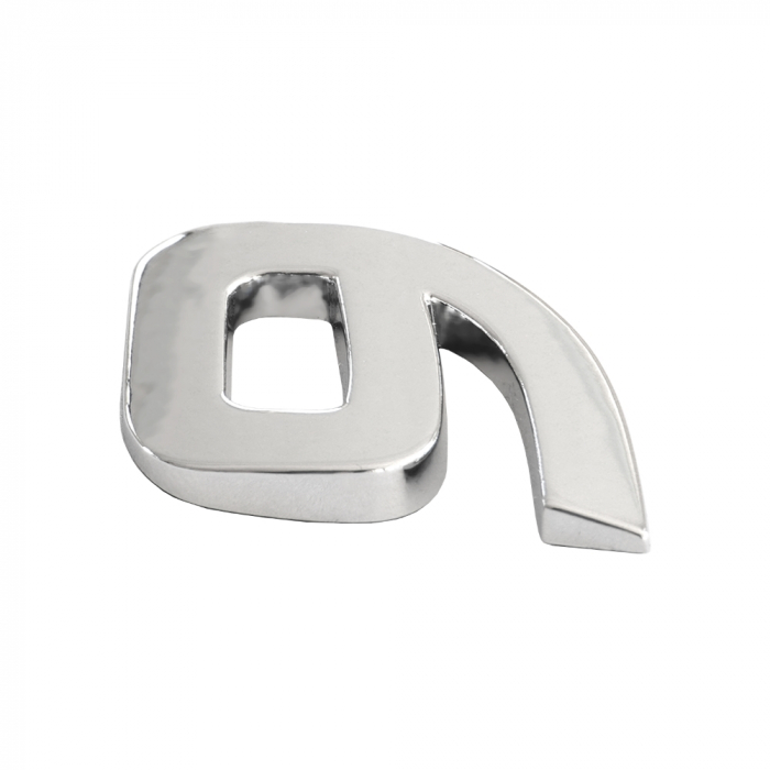 Ornament Auto 3D. Cifra 9. 26 Mm. Cromat [2]