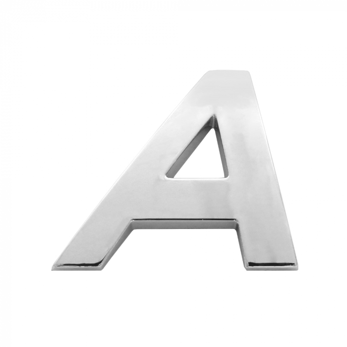 Ornament Auto 3D. Litera A. 26 Mm. Cromat [1]