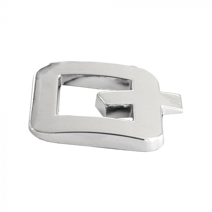 Ornament Auto 3D. Litera Q. 26 Mm. Cromat [2]