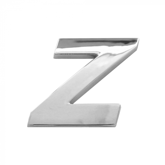 Ornament Auto 3D. Litera Z. 26 Mm. Cromat [1]